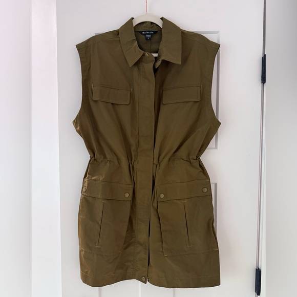 Athleta Boundless Olive Vest, NWT Size Large LAST ONE! - Picture 4 of 7